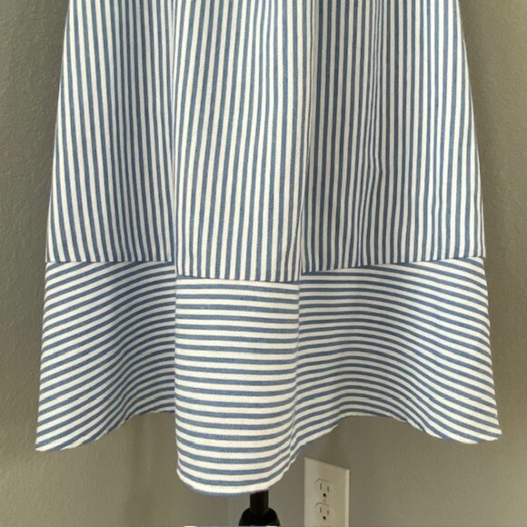 NWT English Factory Amelia Blue Stripe Tie Mini Dress Small - Picture 10 of 14